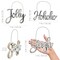 Rustic Galvanized Tin Script Ornaments Jolly Sleigh HoHoHo 3ct